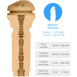 Masturbateur réaliste Reya Sunshine intime SENTEZ - Vignette | Adopt1toy