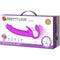 pretty love zanini strapless strap on 10 vibrations violet
