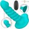 intense buffy vibrateur taille s design spirale 10 vibrations telecommande bleue