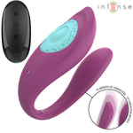 INTENSE - ANNIE VIBRATEUR ET STIMULATEUR EN U VIOLET TÉLÉCOMMANDE - Vignette | Adopt1toy