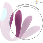 INTENSE - ANNIE VIBRATEUR ET STIMULATEUR EN U VIOLET TÉLÉCOMMANDE - Vignette | Adopt1toy