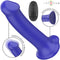 intense victoria vibrateur avec ventouse 10 vibrations bleu fonce telecommande