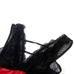 Robe en dentelle bondage Subblime NOIRE - Vignette | Adopt1toy