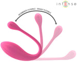 INTENSE - JANICE U VIBRATEUR DOUBLE STIMULATION 10 VIBRATIONS ROSE TÉLÉCOMMANDE - Vignette | Adopt1toy
