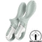 satisfyer air pump booty 3 vibrateur anal gonflable gris vert
