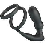 Cockring Emoni avec plug anal vibrant PRETTY LOVE - Vignette | Adopt1toy
