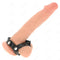 kink anneau penis en cuir reglable et sangle diviseur de couilles