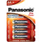 panasonic piles alcalines pro power aa lr6 blister 4