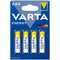 varta pile alcaline energy aaa lr03 blister 4