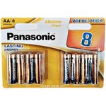 PANASONIC - BLISTER DE PILE AA ALCALINE BRONZE LR6*8 - Vignette | Adopt1toy
