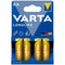 varta piles alcalines longue duree aa lr6 blister 4
