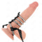 kink 4 anneaux penis metal connectes 3 8 cm a 5 cm avec ceinture cuir 112 cm