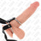 kink double anneau penis en metal 3 8 cm a 5 cm avec ceinture en cuir 112 cm