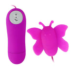 BAILE - LOVE EGGS STIMULATEUR DE CLITORIS PAPILLON 12 VITESSES TÉLÉCOMMANDE LILAS - Vignette | Adopt1toy