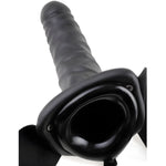 FETISH FANTASY SERIES - 19 CM VIBRANT CREUX STRAP-ON NOIR - Vignette | Adopt1toy
