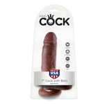 Gode réaliste Ventouse King Cock 17.8 cm MARRON - Vignette | Adopt1toy