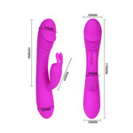 PRETTY LOVE - SMART VIBRATEUR AVEC LAPIN 30 MODES CHASSEUR - Vignette | Adopt1toy