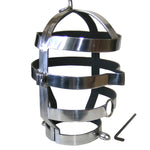 Masque BDSM Metal Hard pour jeu de domination - Vignette | Adopt1toy