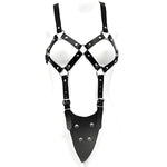 Harnais BDSM femme - Éveil des sens LEATHER BODY - Vignette | Adopt1toy