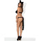 obsessive costume de chat gepardina 3 pieces s m