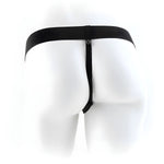 FETISH FANTASY SERIES - 11 STRAP-ON CREUX VIBRANT AVEC BILLES 27.9CM CHAIR - Vignette | Adopt1toy