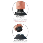 Gode réaliste vibrant avec ventouse Nova KING - Vignette | Adopt1toy