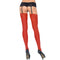 leg avenue bas transparents avec couture arriere rouge