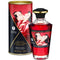 shunga huile de massage effet chaleur saveur intense de cerise 100 ml