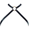 bijoux indiscrets harnais poitrine croise maze noir