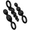 satisfyer jeu de bouchons anal 3 pcs noir