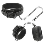Menottes BDSM Fetish Submissive en cuir végan - Vignette | Adopt1toy