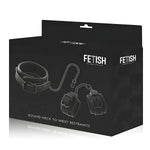 Menottes BDSM Fetish Submissive en cuir végan - Vignette | Adopt1toy