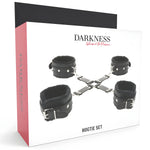 Menottes Darkness en cuir pour jeux sensuels - Vignette | Adopt1toy