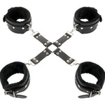 Menottes Darkness en cuir pour jeux sensuels - Vignette | Adopt1toy