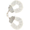 toyjoy manchettes furry fun bondage blanc