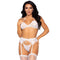 leg avenue ensemble trois pieces soutien gorge porte jarretelles et string s