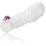 OHMAMA - GAINE PÉNIS TEXTURÉE AVEC BALLE VIBRANTE À POINT LARGE - Vignette | Adopt1toy