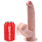 king cock balles gode 3d plus 24 5 cm peau claire