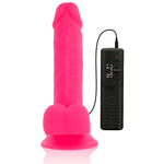 DIVERSIA - DILDO VIBRANT FLEXIBLE ROSE 20.5 CM -O- 4.2 CM - Vignette | Adopt1toy