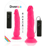 DIVERSIA - DILDO VIBRANT FLEXIBLE ROSE 21 CM -O- 4.9 CM - Vignette | Adopt1toy
