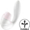 satisfyer supernova air pulse stimulateur et vibration blanc