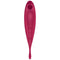 satisfyer application de stimulateur et vibrateur twirling pro rouge