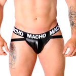 Jockstrap Macho en simili cuir sensuel MX25NC NOIR - Vignette | Adopt1toy