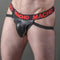 macho mx25rc jock cuir rouge s