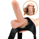 PRETTY LOVE - HARNAIS SLIPS HARNAIS UNIVERSEL AVEC GODE TOM 20 CM NATUREL - Vignette | Adopt1toy