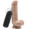 get real gode 12 cm avec billes vibrateur skin