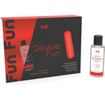 INTT RELEASES - KIT DOUBLE FUN AVEC BULLET VIBRANT ET GEL DE MASSAGE À LA FRAISE - Vignette | Adopt1toy