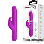PRETTY LOVE - VIBRATEUR REESE AVEC ROTATION VIOLET - Vignette | Adopt1toy