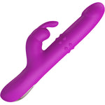 PRETTY LOVE - VIBRATEUR REESE AVEC ROTATION VIOLET - Vignette | Adopt1toy