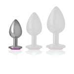 Plug Anal Intense avec Bijou Éclatant Glamour Rose - Vignette | Adopt1toy